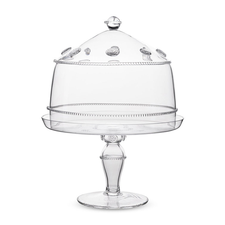 Isabella Clear Glass Pedestal Cake Stand