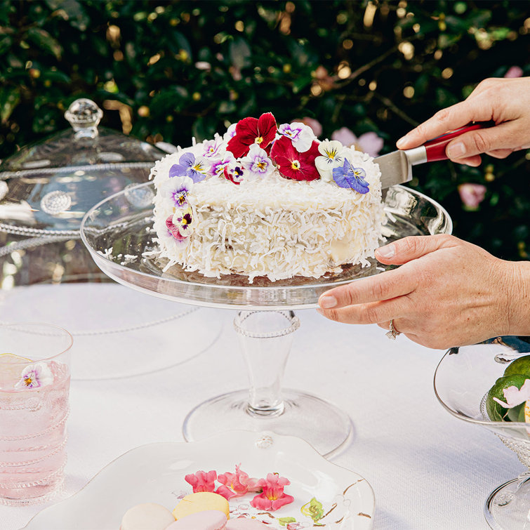 Isabella Clear Glass Pedestal Cake Stand