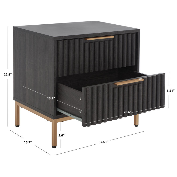 Burgess 2 - Drawer Nightstand