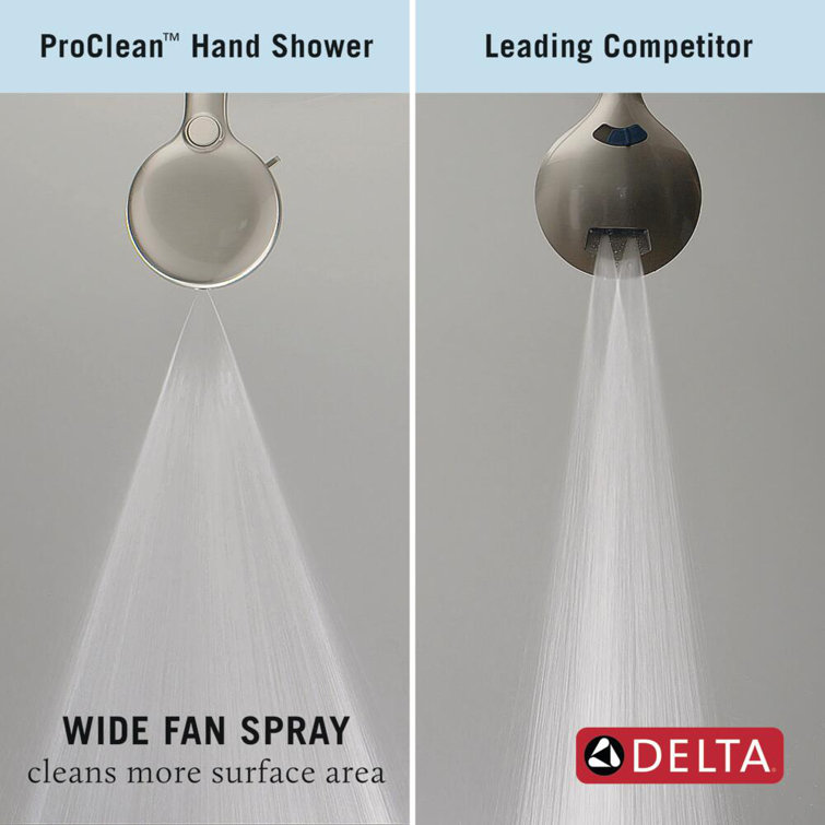 SpotShield Brushed Nickel Multi-Function Handheld Shower Head