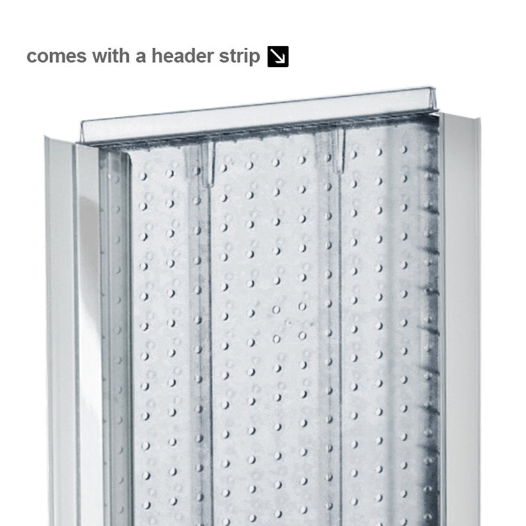 Orange Two-Sided Revolving Pegboard Display with Clear Plastic Base