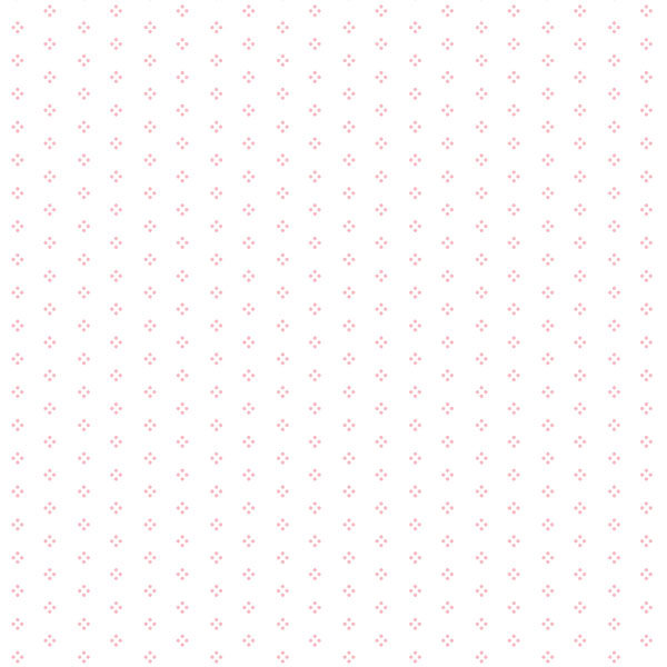 Pink Polka Dot Pre-pasted Vinyl Wallpaper Roll