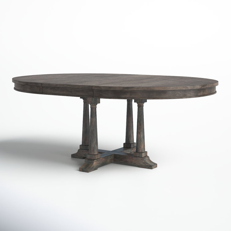 Lincoln Park Reclaimed Wood Extendable Oval Dining Table