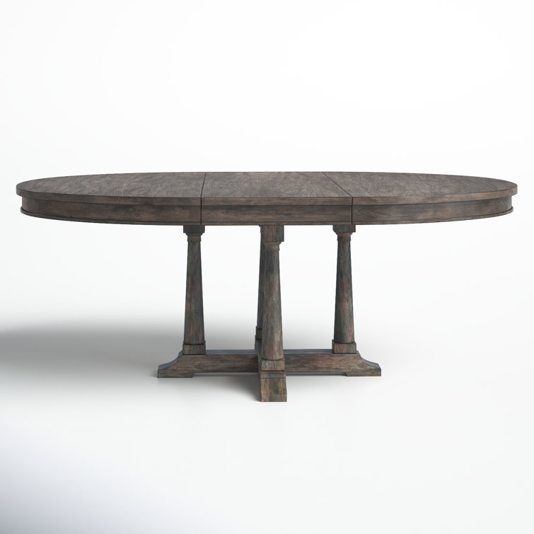 Lincoln Park Reclaimed Wood Extendable Oval Dining Table