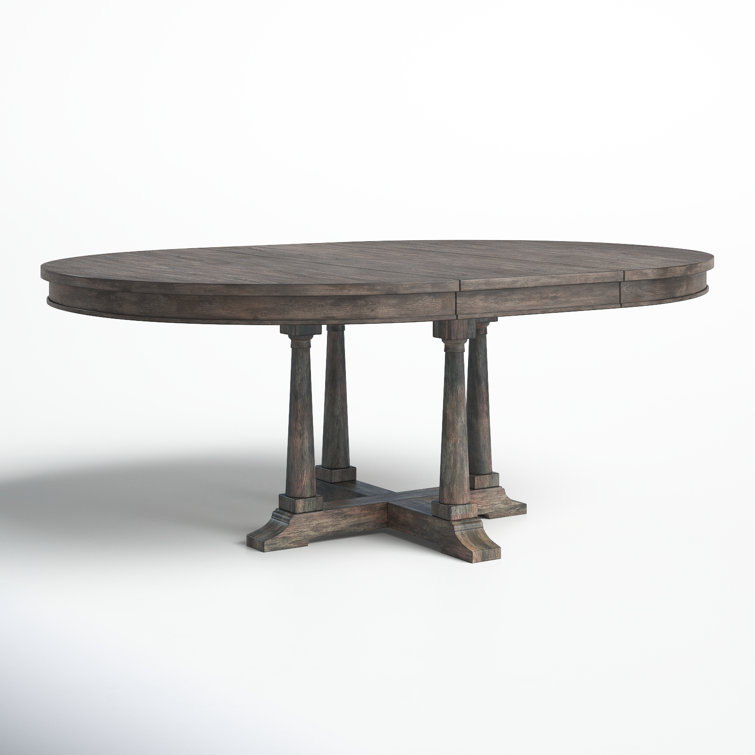 Lincoln Park Reclaimed Wood Extendable Oval Dining Table