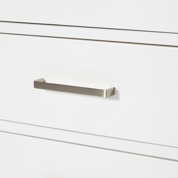 Cambridge 72'' White Freestanding Double Vanity with Brushed Nickel Hardware
