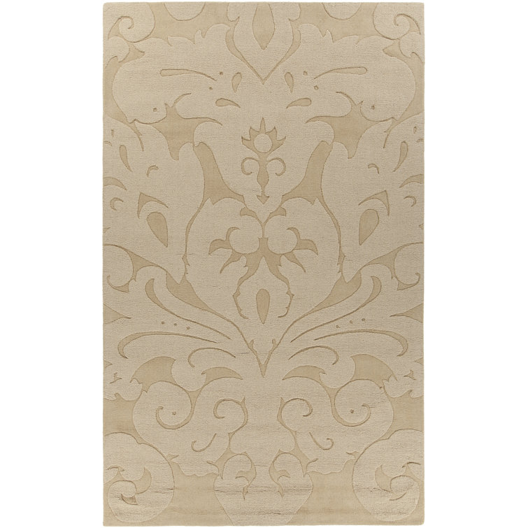 Mystica Baroque Gold 5' x 8' Hand-Tufted Wool Rug