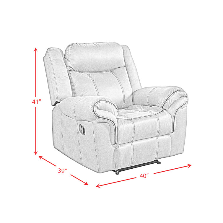 Tasso 3-Piece Dark Brown Reclining Sofa, Loveseat, and Chair Set