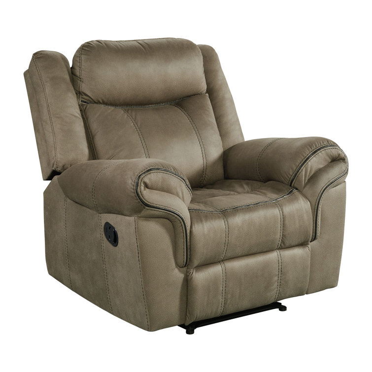 Tasso 3-Piece Dark Brown Reclining Sofa, Loveseat, and Chair Set