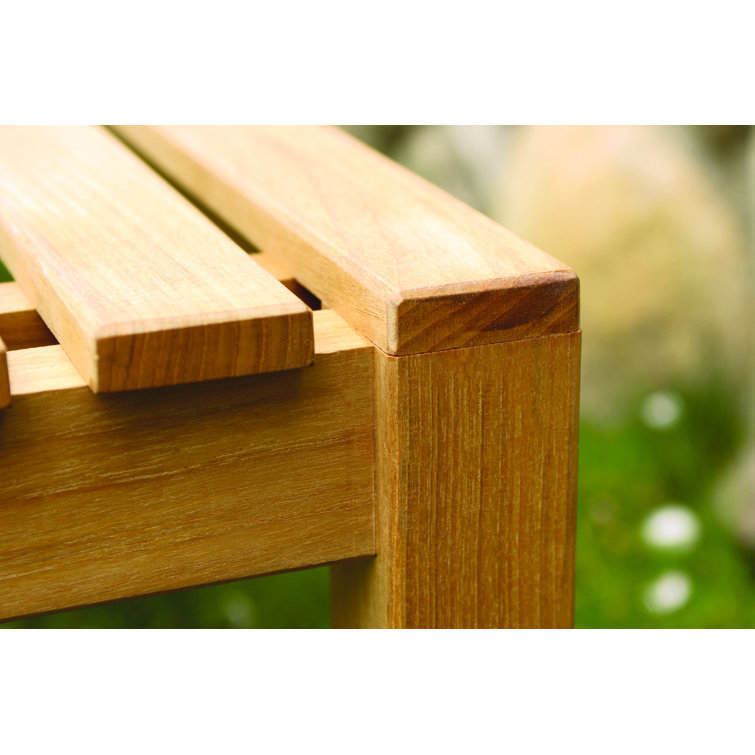 Charleston 60'' Teak Backless Bench for Outdoor Use