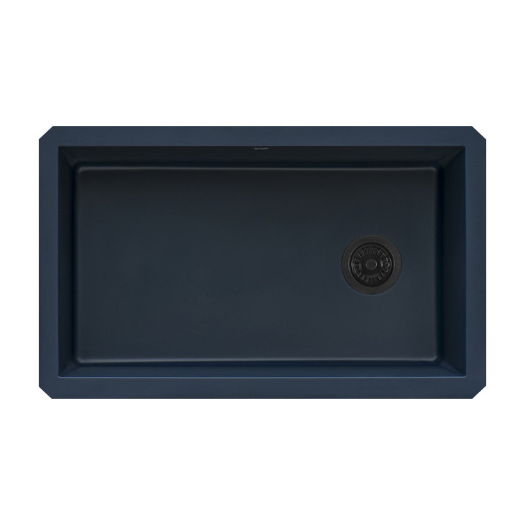 Catalina Blue Granite Composite Single Bowl Kitchen Sink
