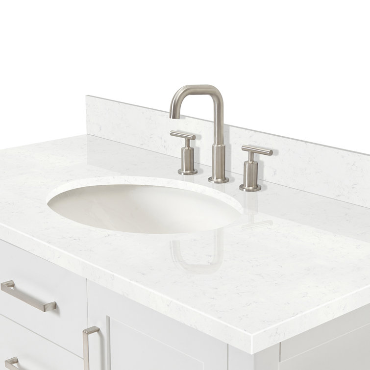 Bayhill 42'' White Quartz Single Basin Vanity Set
