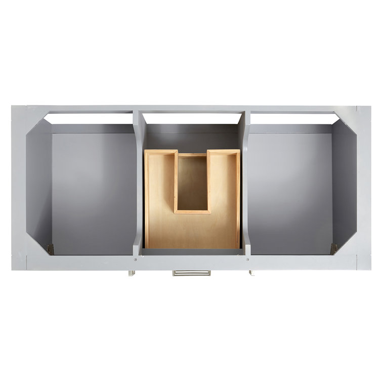 Bayhill 48" Gray Wood Single Vanity with Quartz Top