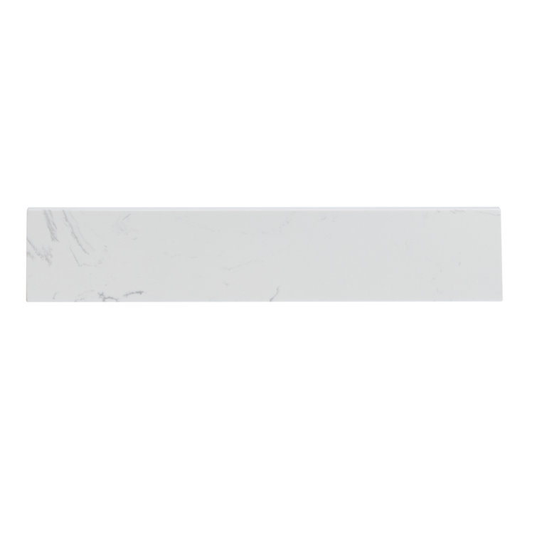 Altair 21 in. White Engineered Stone Vanity Sidesplash