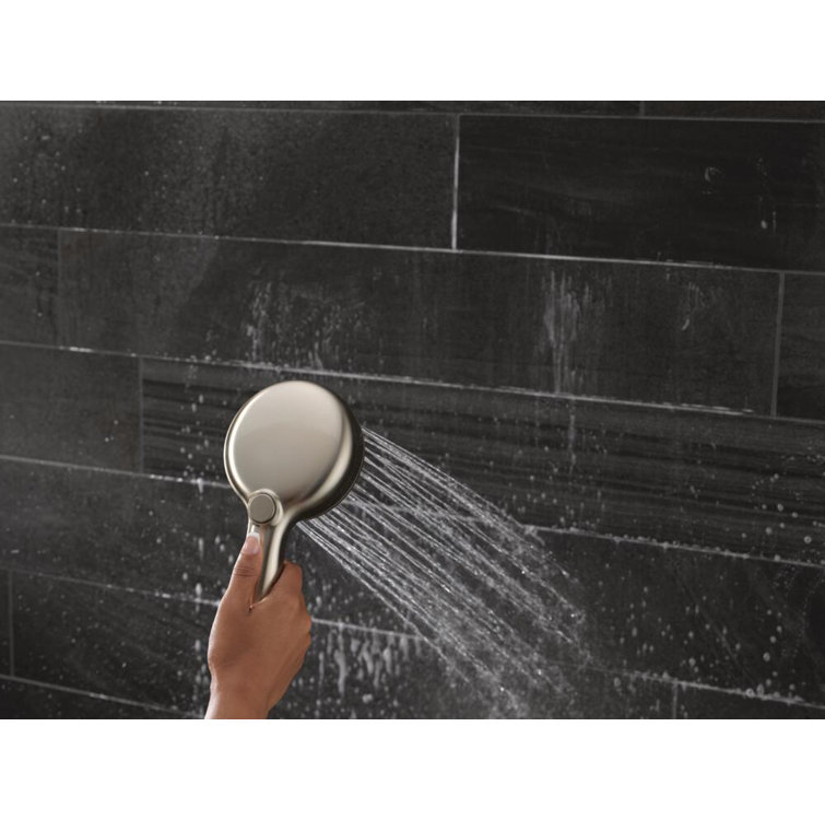 SpotShield Brushed Nickel Multi-Function Handheld Shower Head