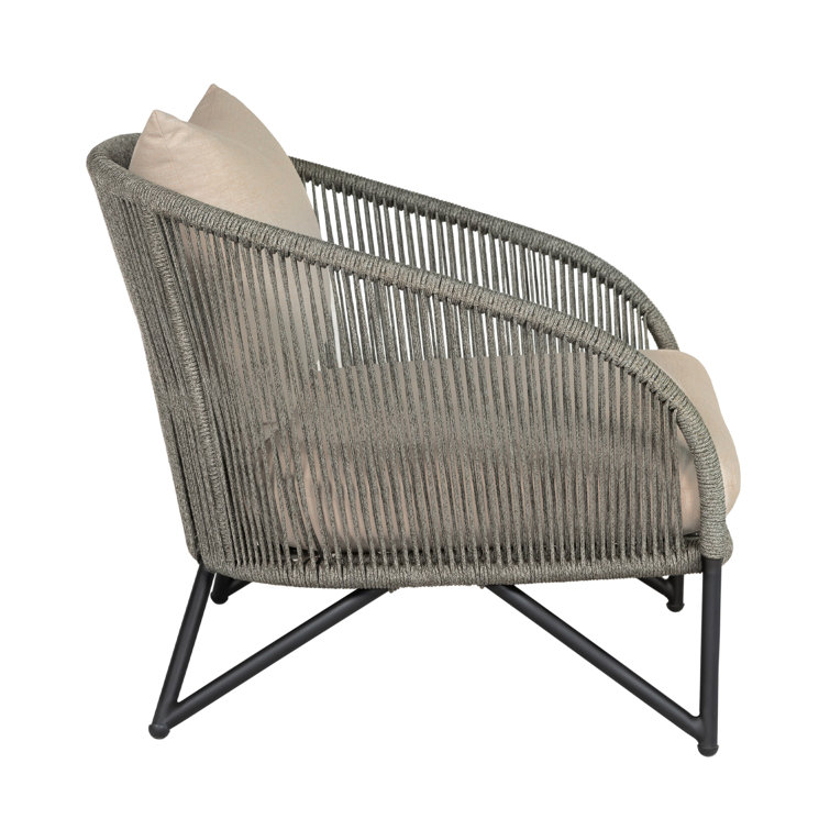 Deena Outdoor Lounge Chair with Cushion