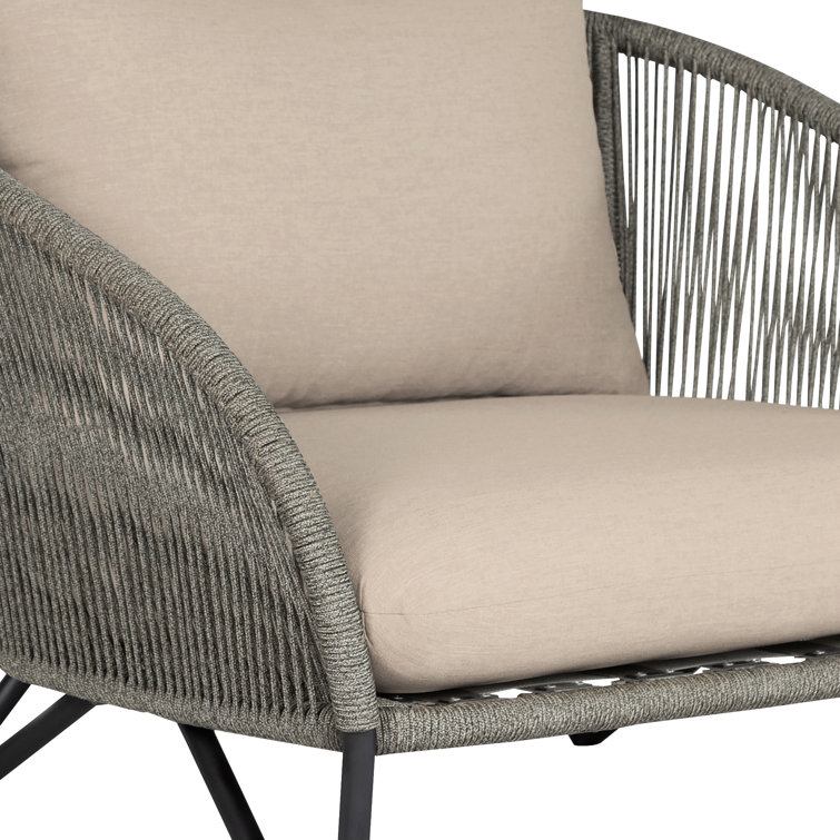Deena Outdoor Lounge Chair with Cushion