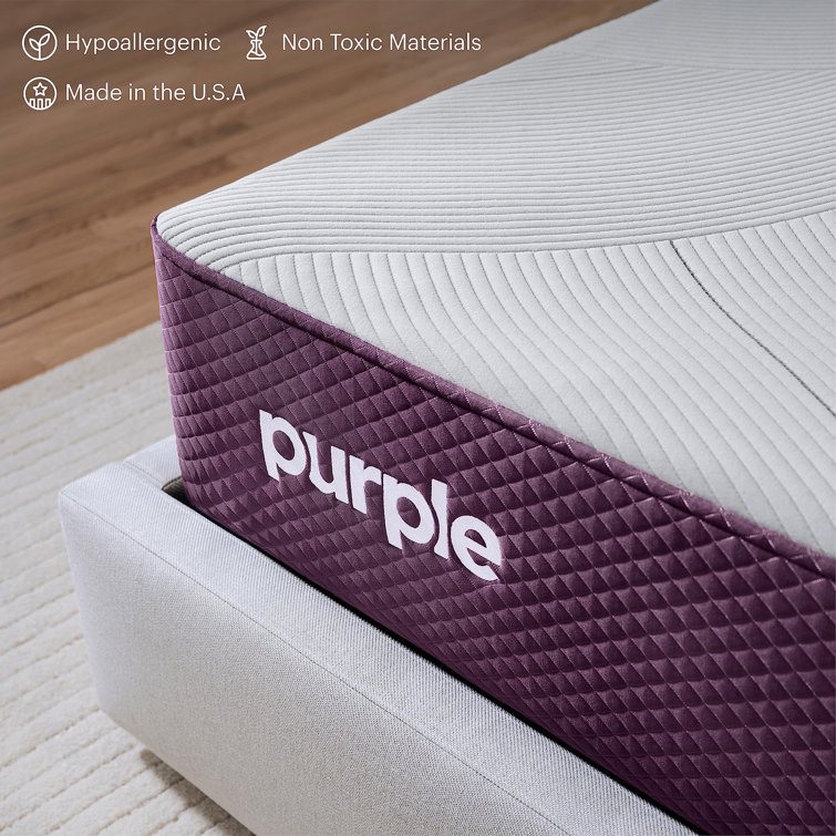 Twin XL Purple Hybrid Mattress with GelFlex Grid