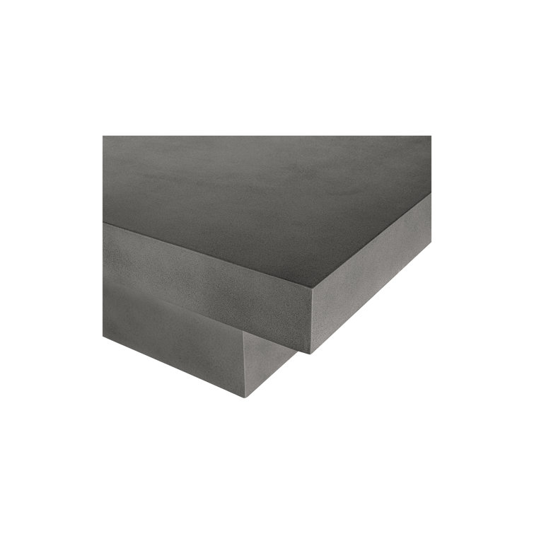 Arely 47'' Gray Industrial Concrete Rectangular Coffee Table