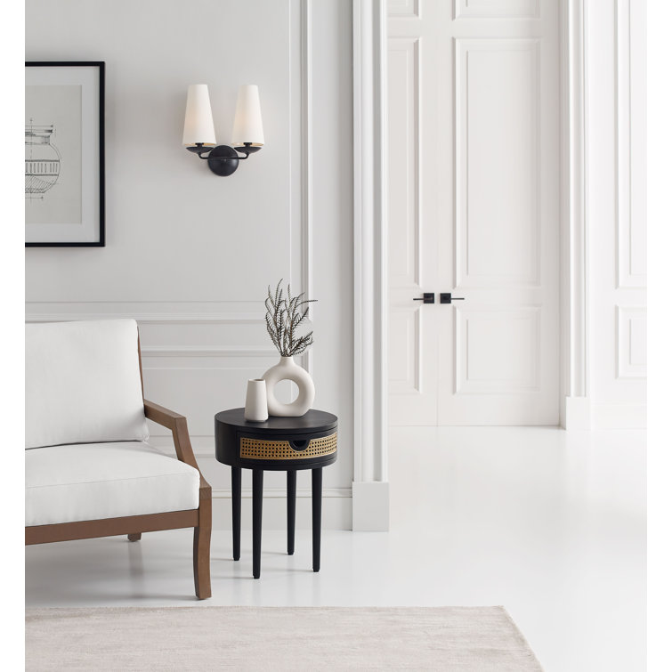 Bronze Dimmable Direct Wired Electric Sconce