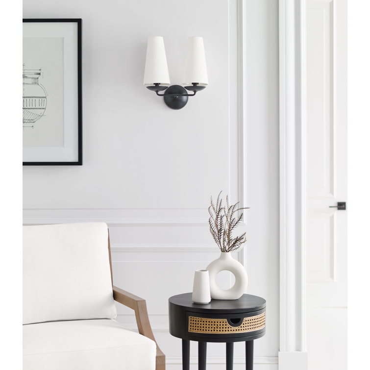 Bronze Dimmable Direct Wired Electric Sconce