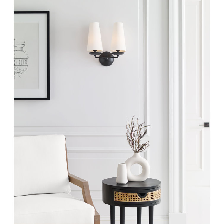 Bronze Dimmable Direct Wired Electric Sconce