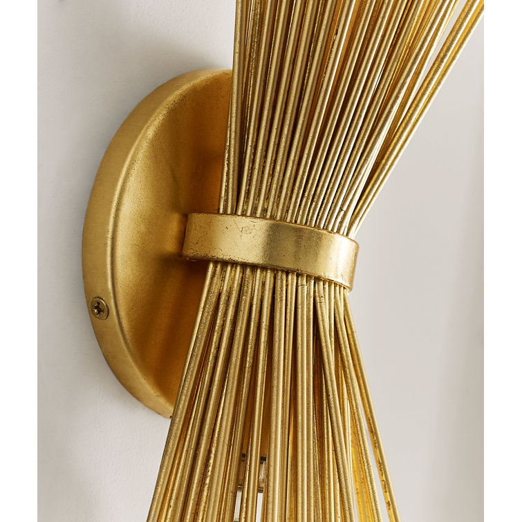 Strada Organic Nickel 19.5" Dimmable Wall Sconce
