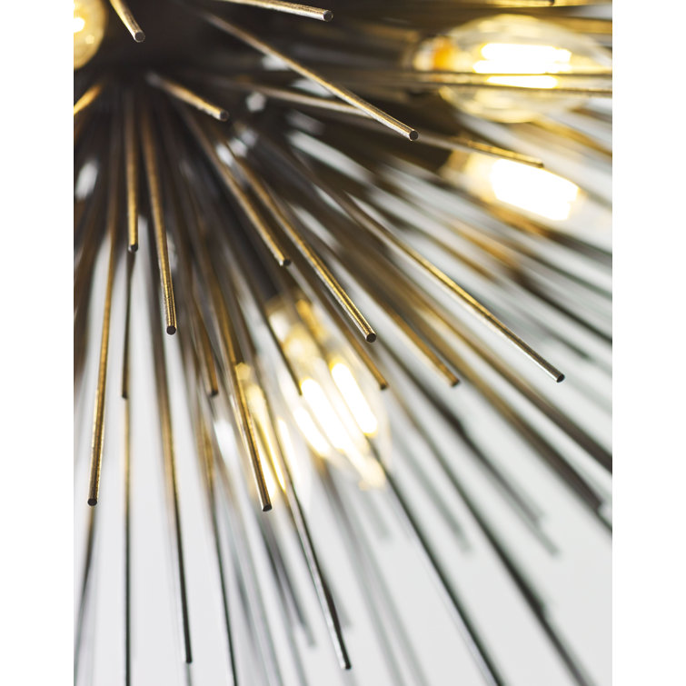 Strada Nickel 20-Light Crystal Plug-In Chandelier, 28.25" H
