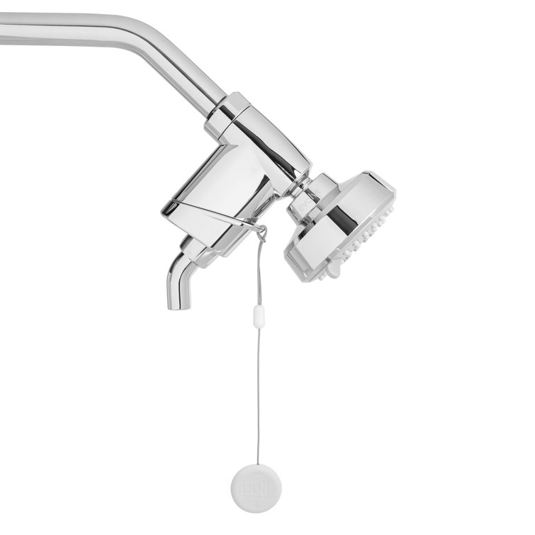Chrome Wall Mounted Adjustable Spray Shower Head
