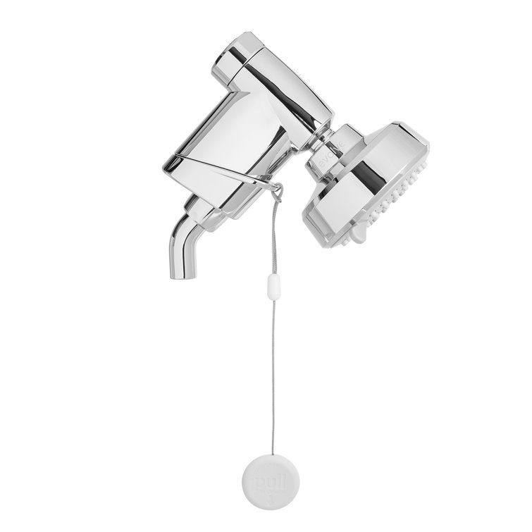 Chrome Wall Mounted Adjustable Spray Shower Head
