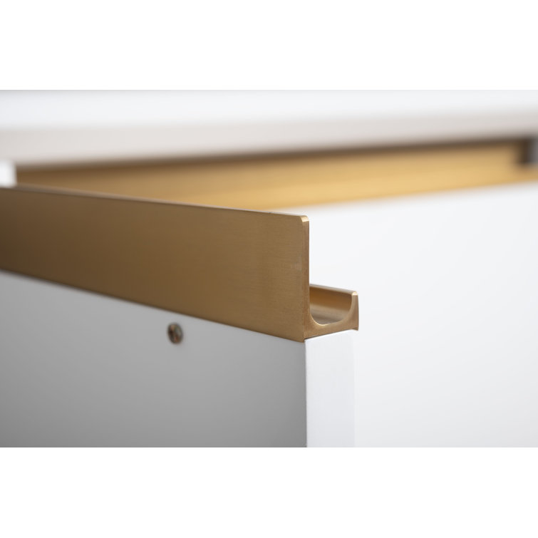 White Poplar Wood Single Bathroom Vanity with Marble Top
