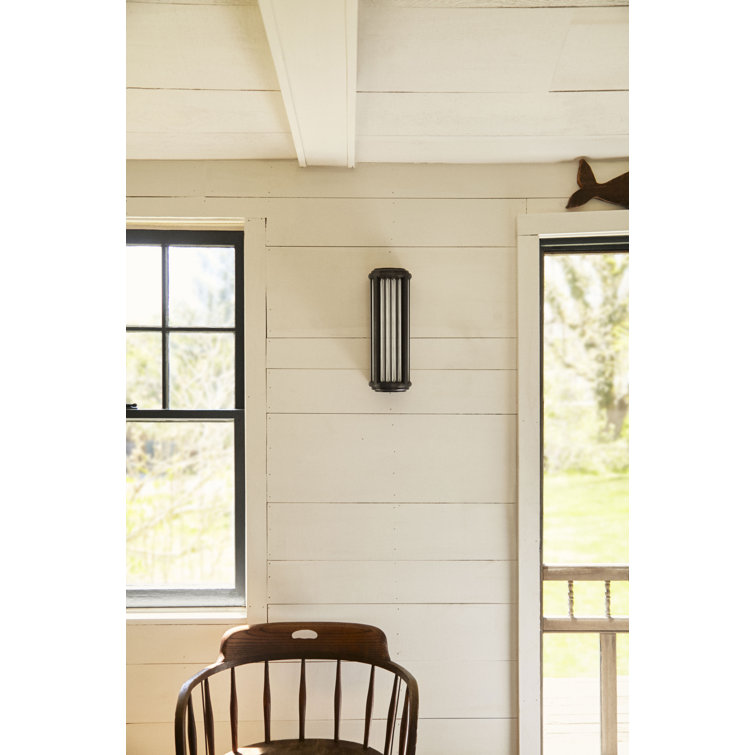 Ralph Lauren Perren Dimmable LED Nickel Sconce with Glass Rods
