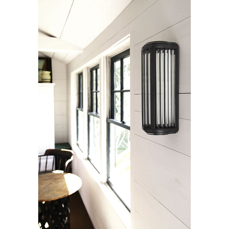 Ralph Lauren Perren Dimmable LED Nickel Sconce with Glass Rods