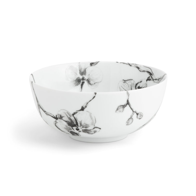 Black Orchid Fine Porcelain 5.5" Cereal Bowl