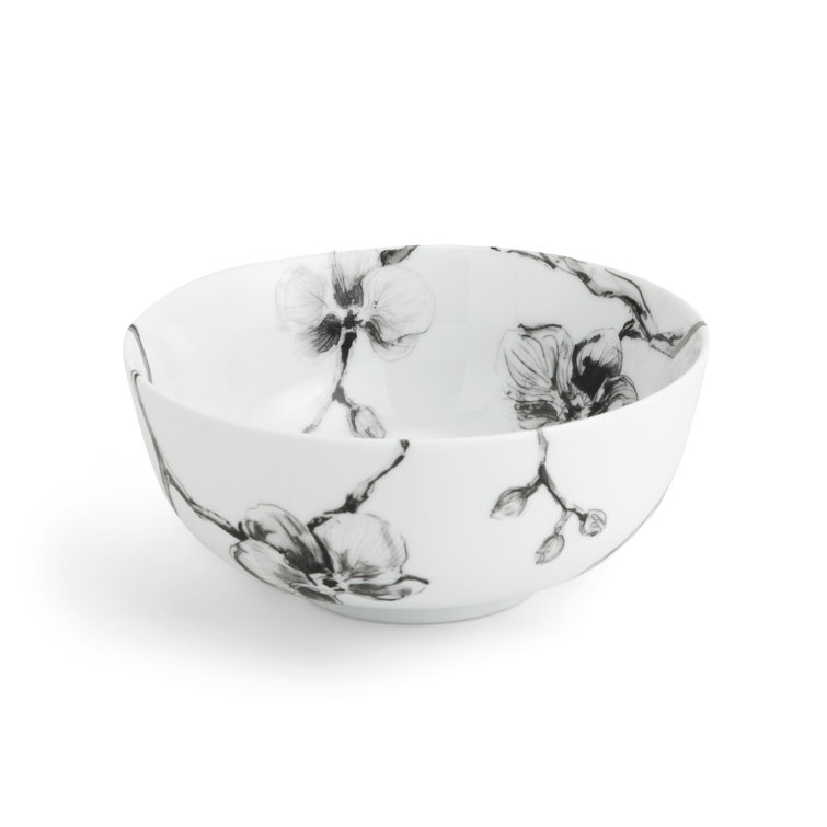 Black Orchid Fine Porcelain 5.5" Cereal Bowl