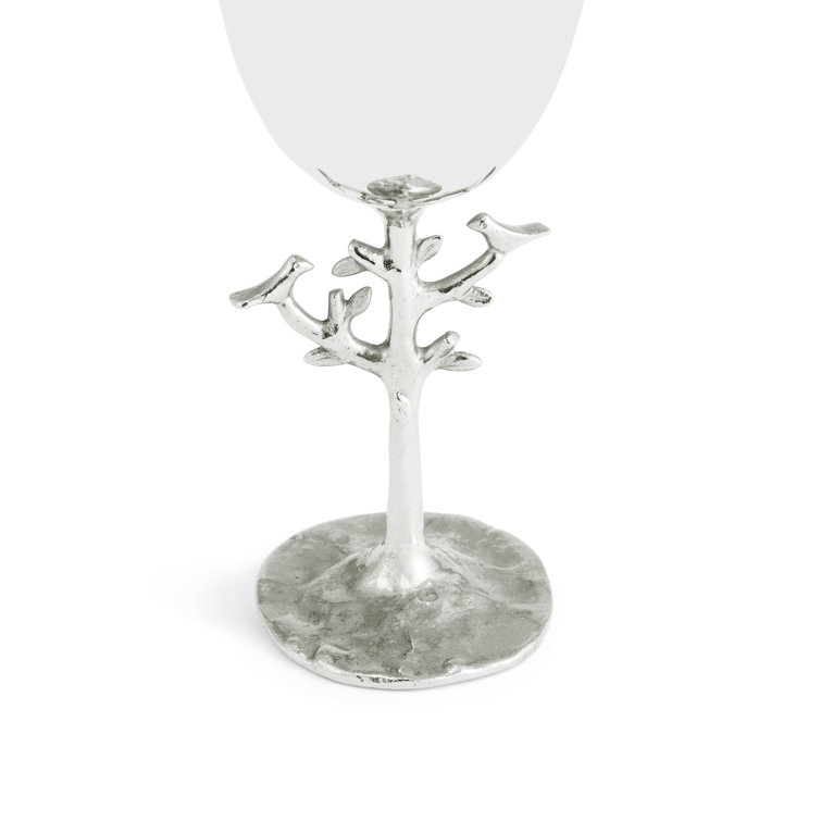 Handcrafted Silver Tree of Life Kiddush Cup