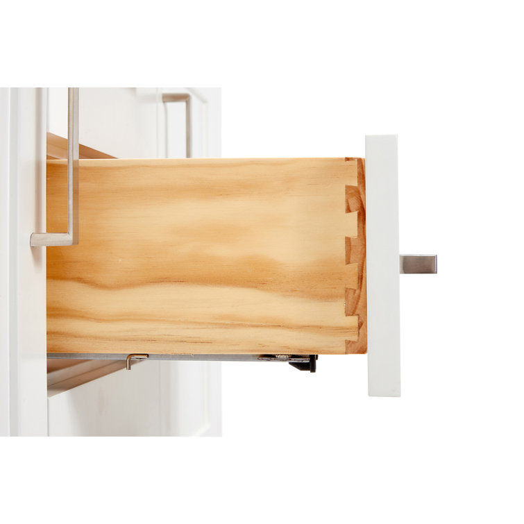 Magnolia 48" White Hardwood Freestanding Bathroom Vanity with Quartz Top