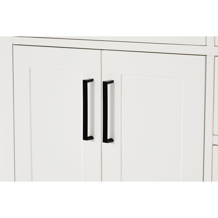 Hepburn 72" White Freestanding Double Basin Vanity Set