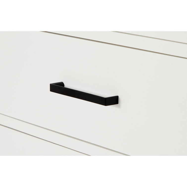 Sidmouth 42'' Solid Wood Single Bathroom Vanity with 1.5'' Carrara Quartz Top, Left Offset Oval Sink