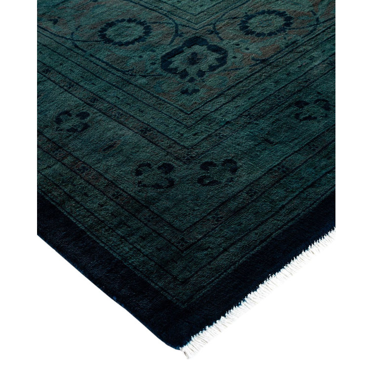 Zaheer Hand-Knotted Gray Wool 12' x 15' Area Rug