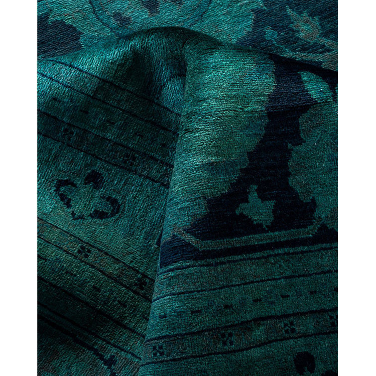 Zaheer Hand-Knotted Gray Wool 12' x 15' Area Rug