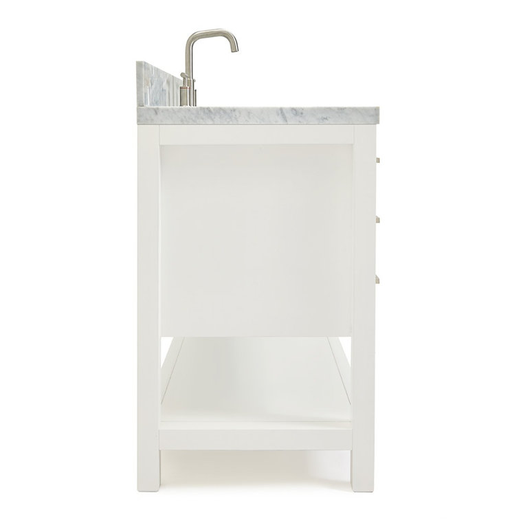 Magnolia 55" White Freestanding Single Bathroom Vanity Set