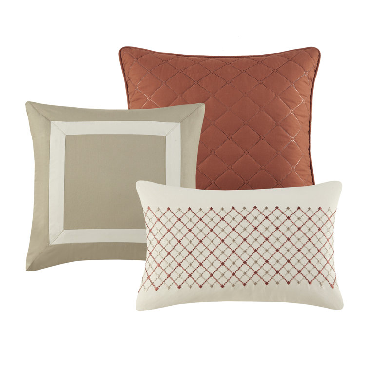California King Spice Microfiber 7-Piece Bedspread Set