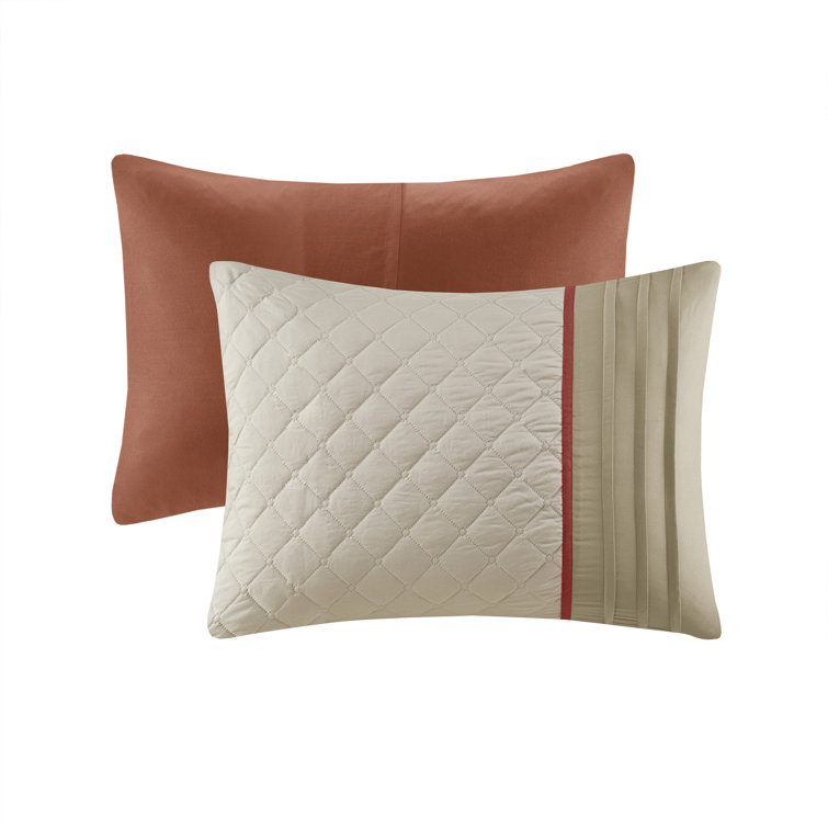 California King Spice Microfiber 7-Piece Bedspread Set
