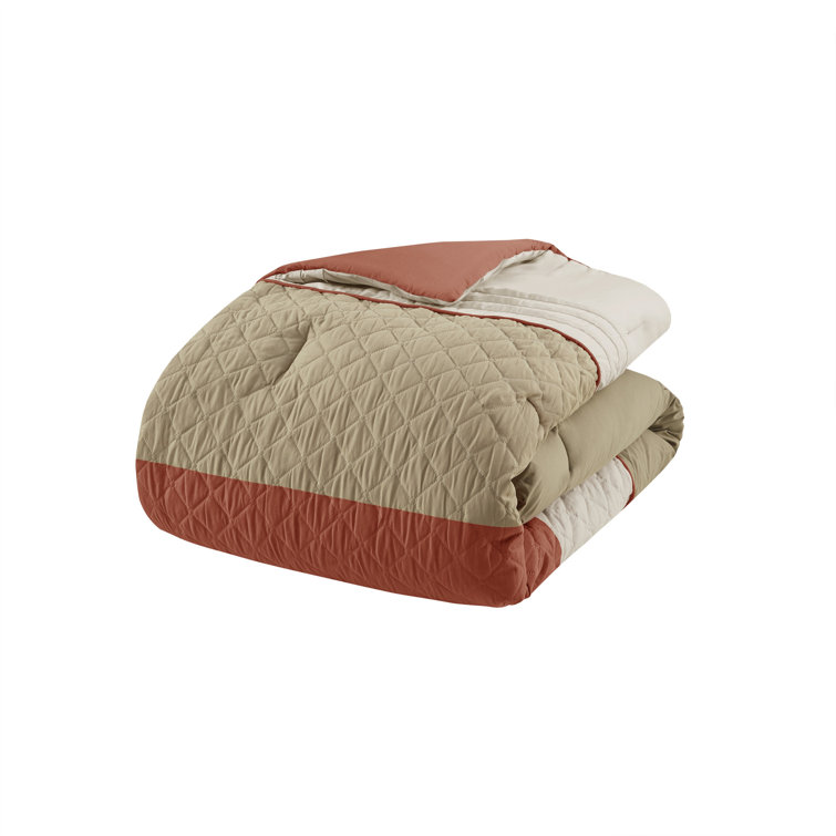 California King Spice Microfiber 7-Piece Bedspread Set