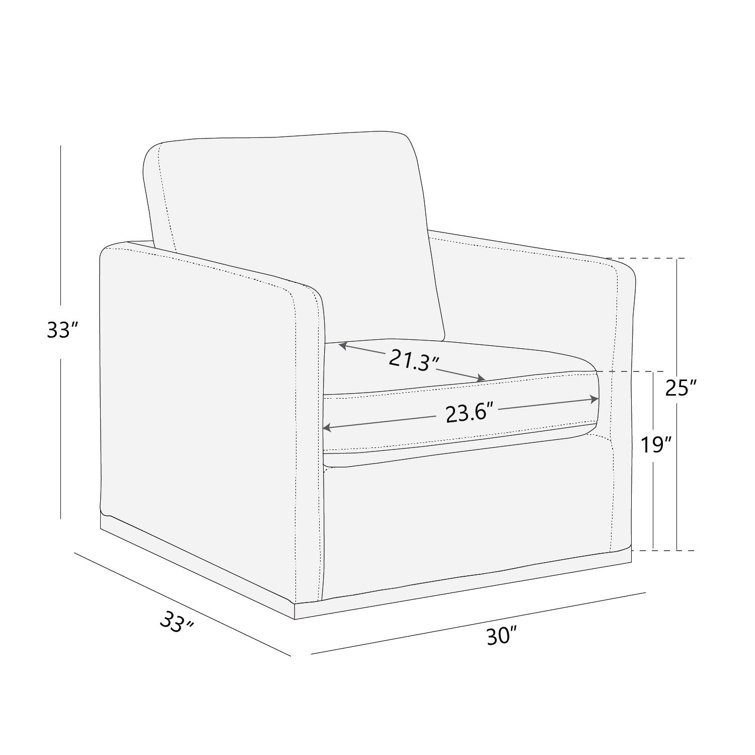 Light Gray Faux Leather Swivel Accent Chair Set with Wood Base