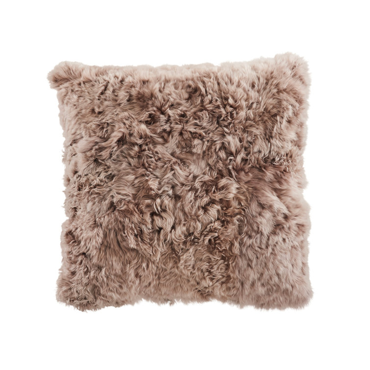 Brown 20" x 20" Lux Down Throw Pillow