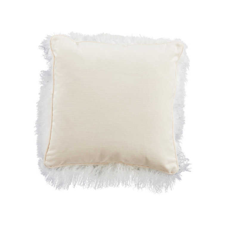 Brown 20" x 20" Lux Down Throw Pillow