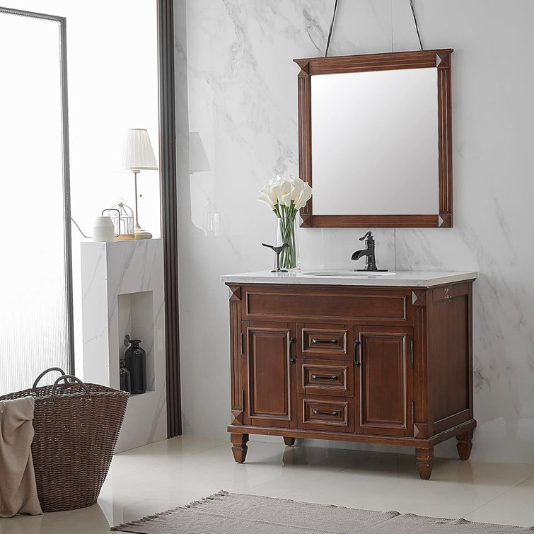 Oil Rubbed Bronze Single-Handle Waterfall Bathroom Faucet