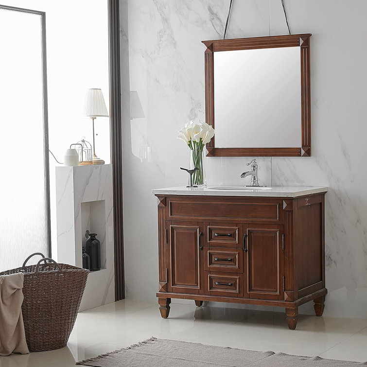 Chrome Single-Handle Waterfall Bathroom Faucet